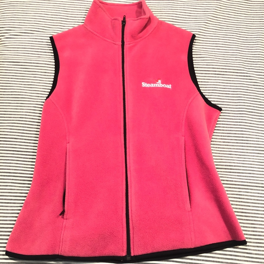 NEW Women’s Steamboat Pink Fleece Vest